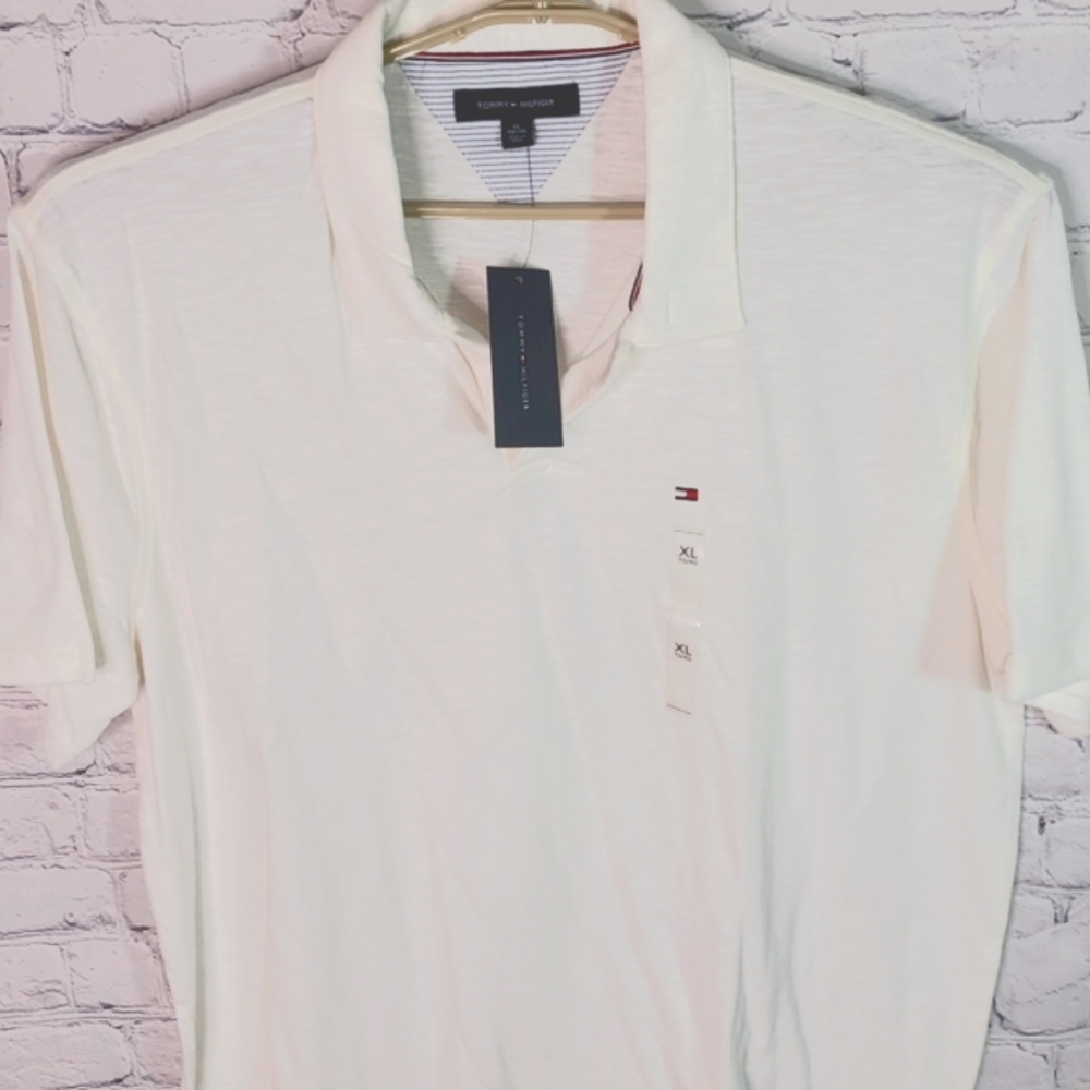 Tommy Hilfiger No Button Polo Shirt  XL